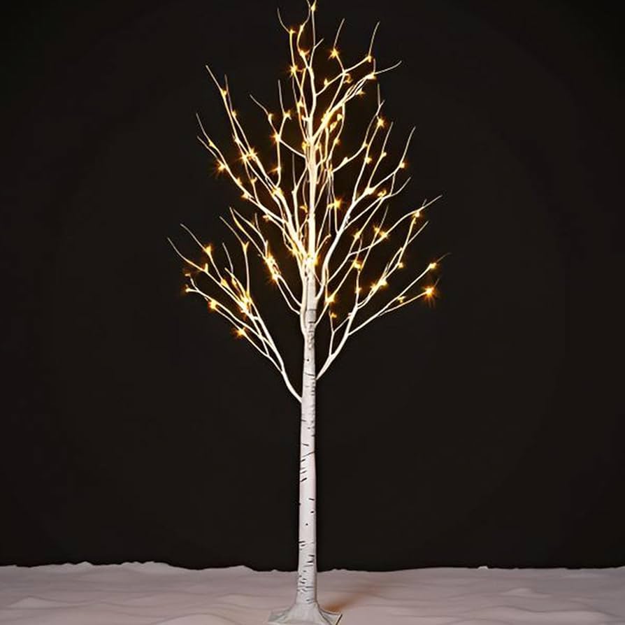 ★最終価格★ 228cm 光る白樺の木 TWINKLE BIRCH TREE Amazon.com: Twinkle Star Lighted Birch Tree 6 Feet 96 LED for Home