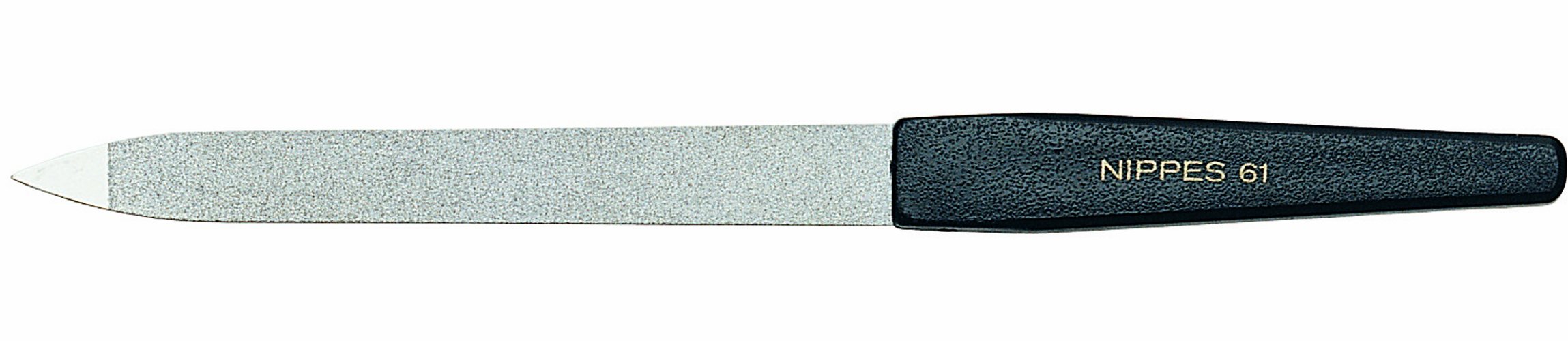 Nippes Solingen Sapphire Nail File Coarse & Fine 61 | Made Of The Hardened Steel | For Precise Filing Through Round Shape