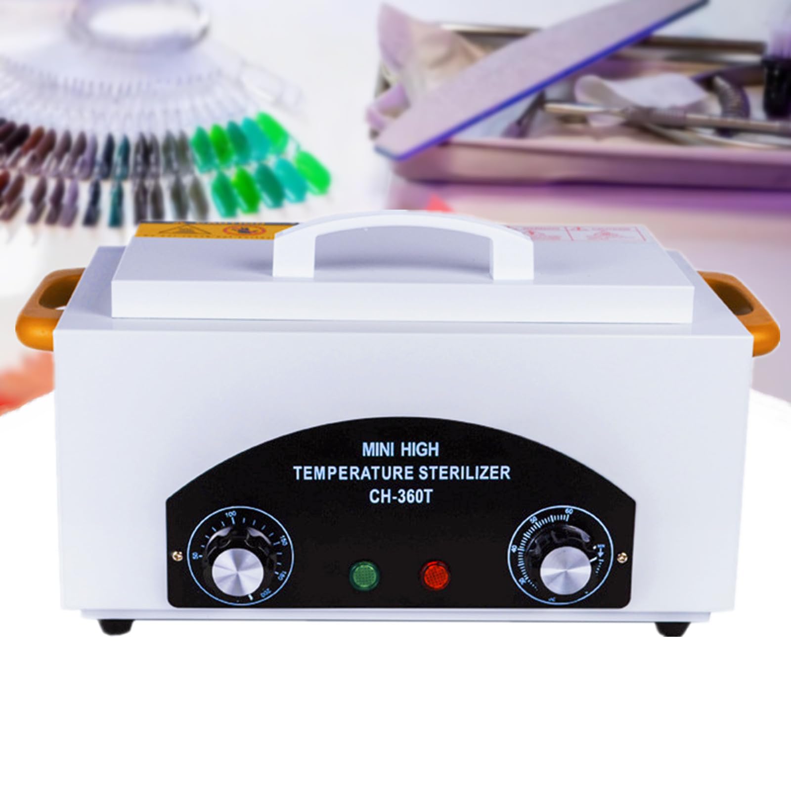 Sponsored Ad – Autoclave Sterilizer, Manicure Steriliser for Nail Tools Adjustable, High-Temperature Nail Tool Steriliser for Salons, Heat Steriliser for Nail Cleaner Tool 300W