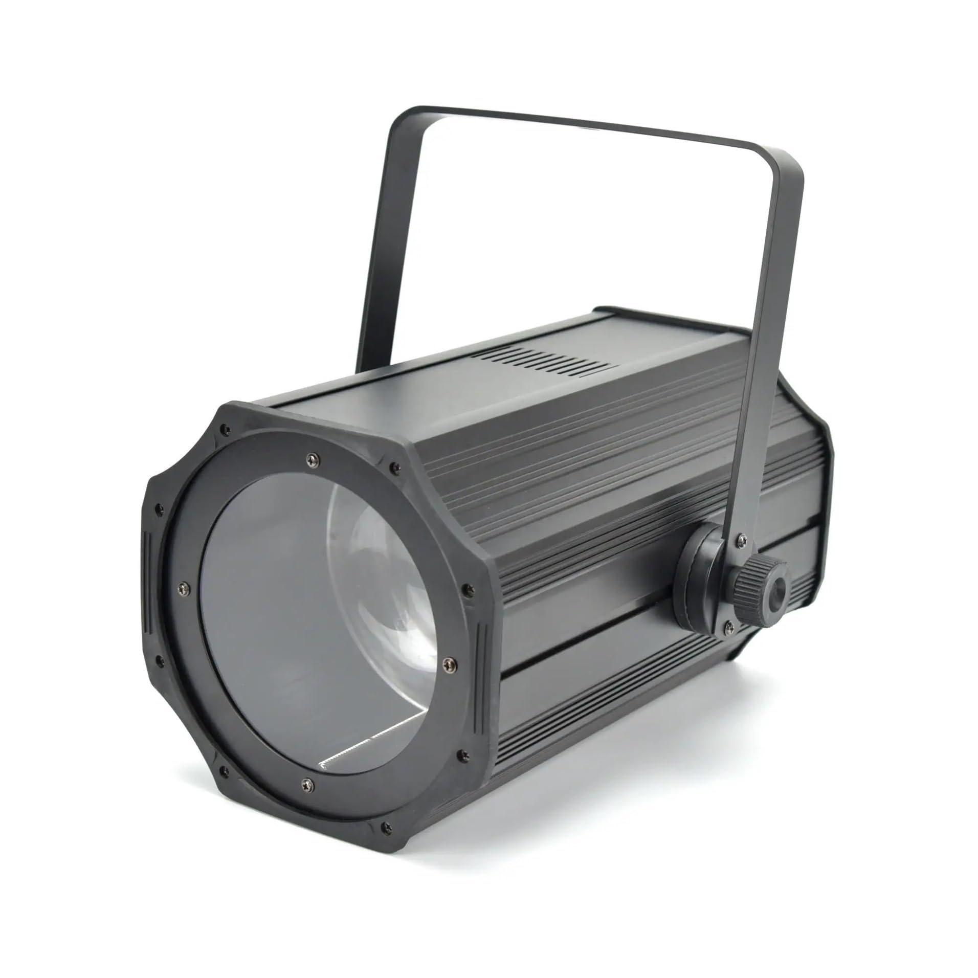 Luces de Discoteca PAR eléctrico motorizado COB de 200 W con DMX y zoom automático, luz blanca cálida fría 2 en 1 for programas TV, estudios vídeo(Cool)