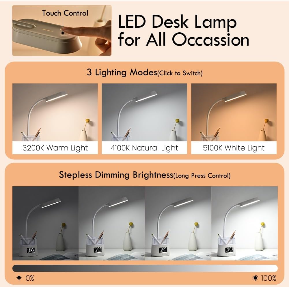 Illuminating Your Space: The Ultimate Review of WILIT LED Desk Lamp with USB Charging & RGB Night Light