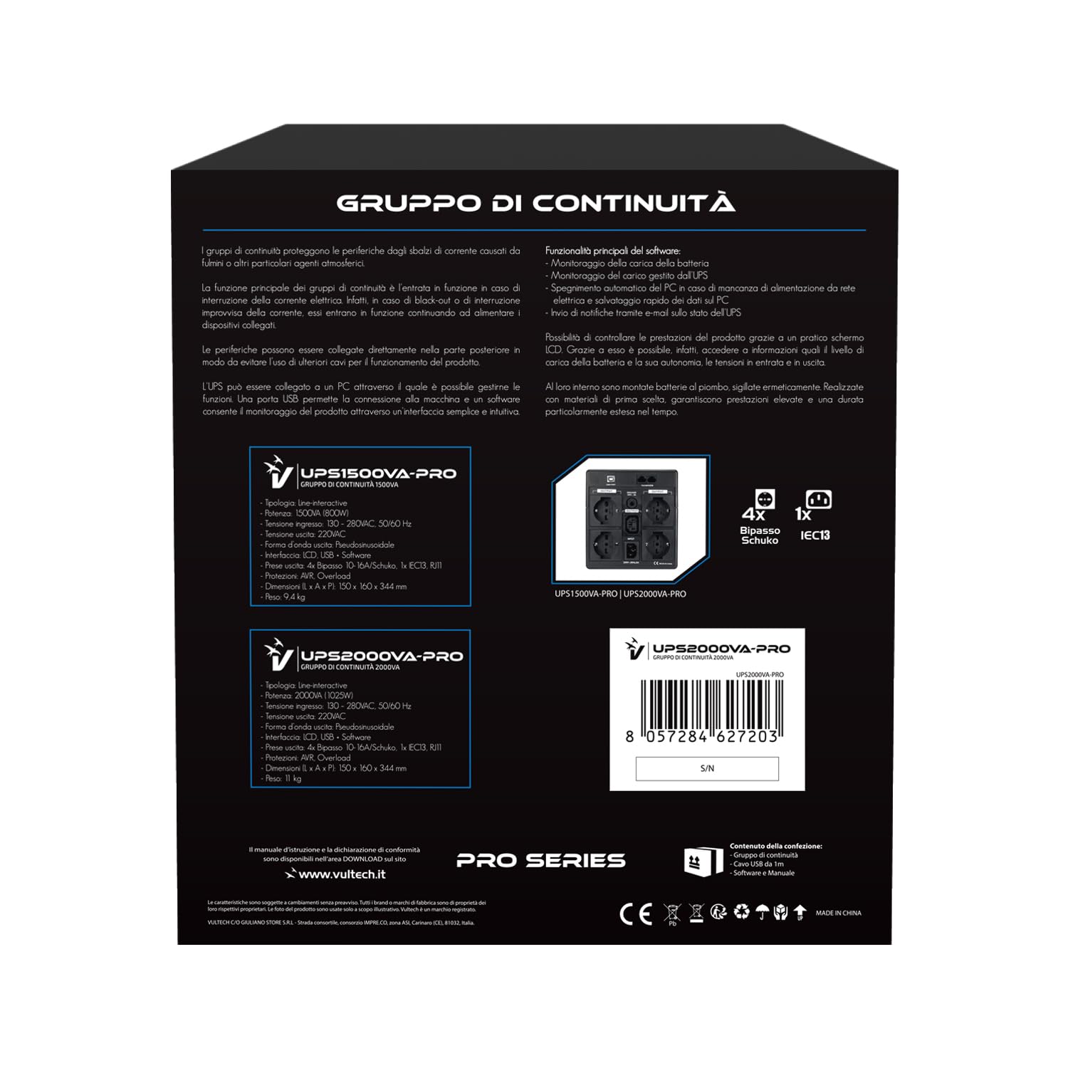 VulTech Groupe de Continuité Série DC 30 W