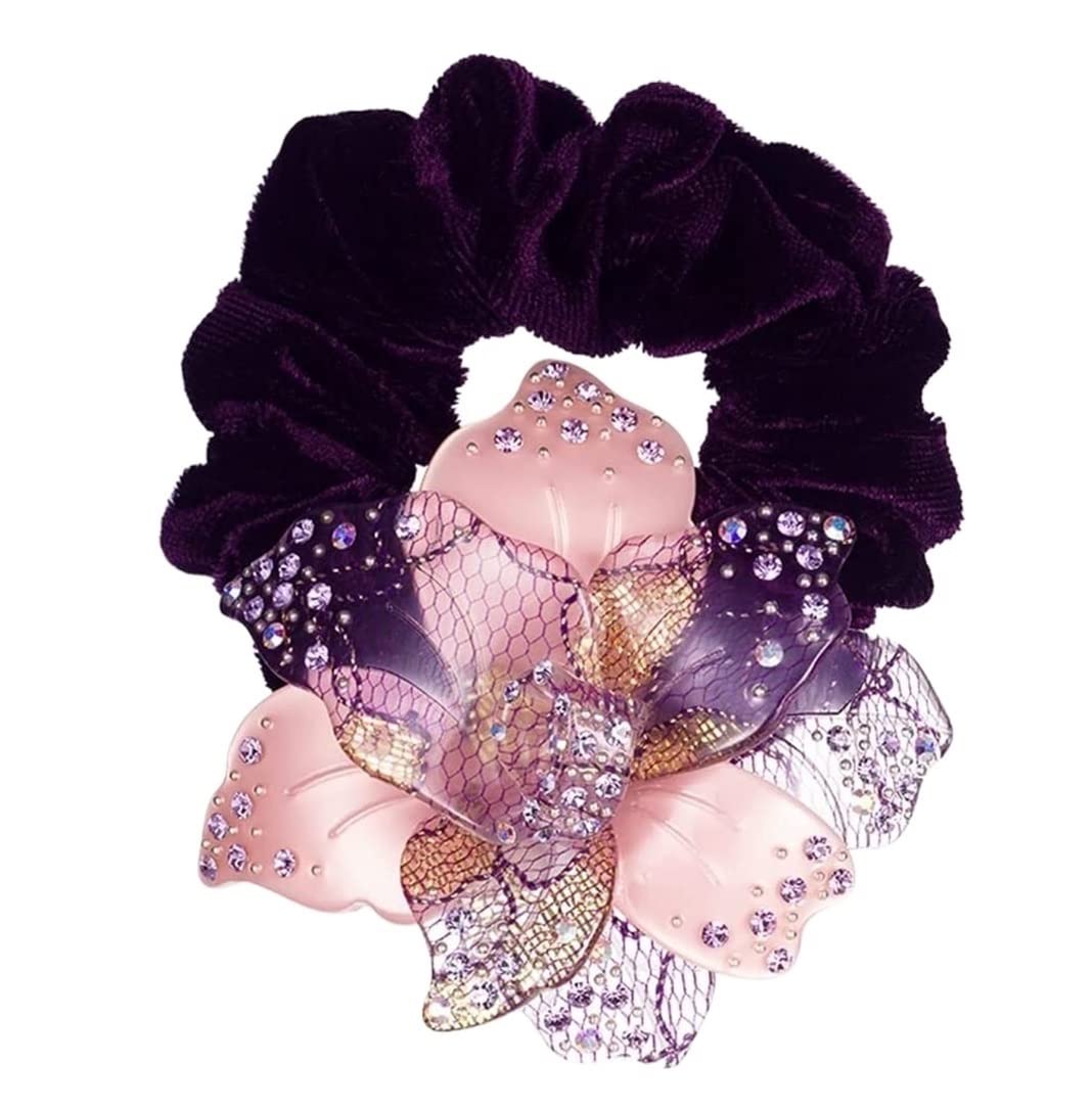 Coleteros Pelo para Cola de Caballo, Hair Scrunchies Velvet Elásticos Hair Bobble Scrunchy Hair Bands Mujeres Soft Hair Ties Gomas de Pelo Mujer