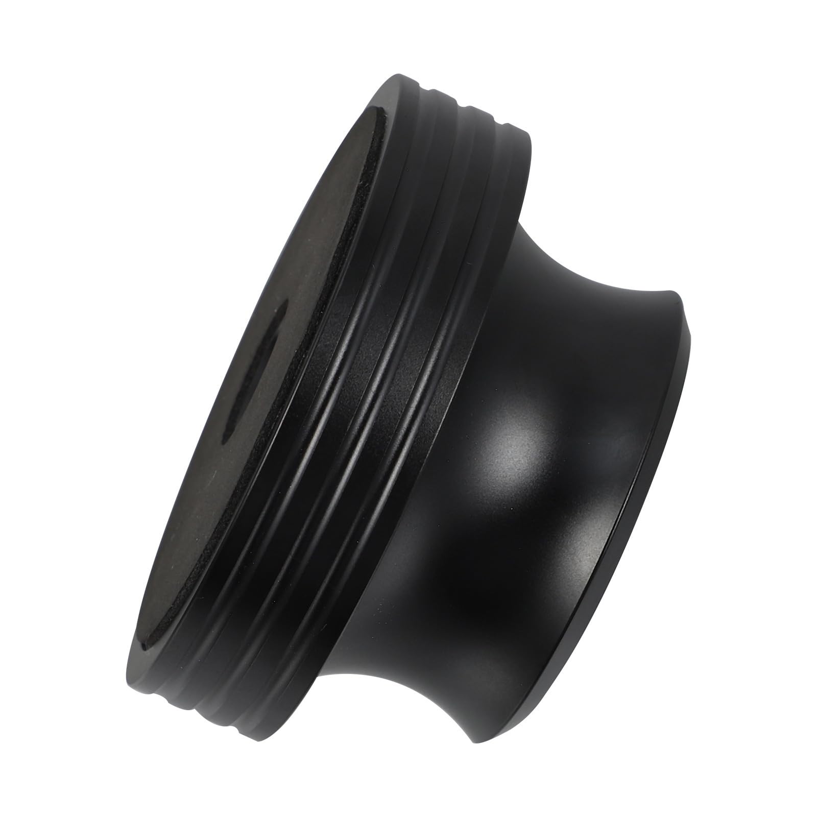 Mikikit Stabilizzatore di Peso in Alluminio per Giradischi Vinile Nero 400g Funzione di Mantenimento Stabilità e Velocità Costante per Dischi in Vinile