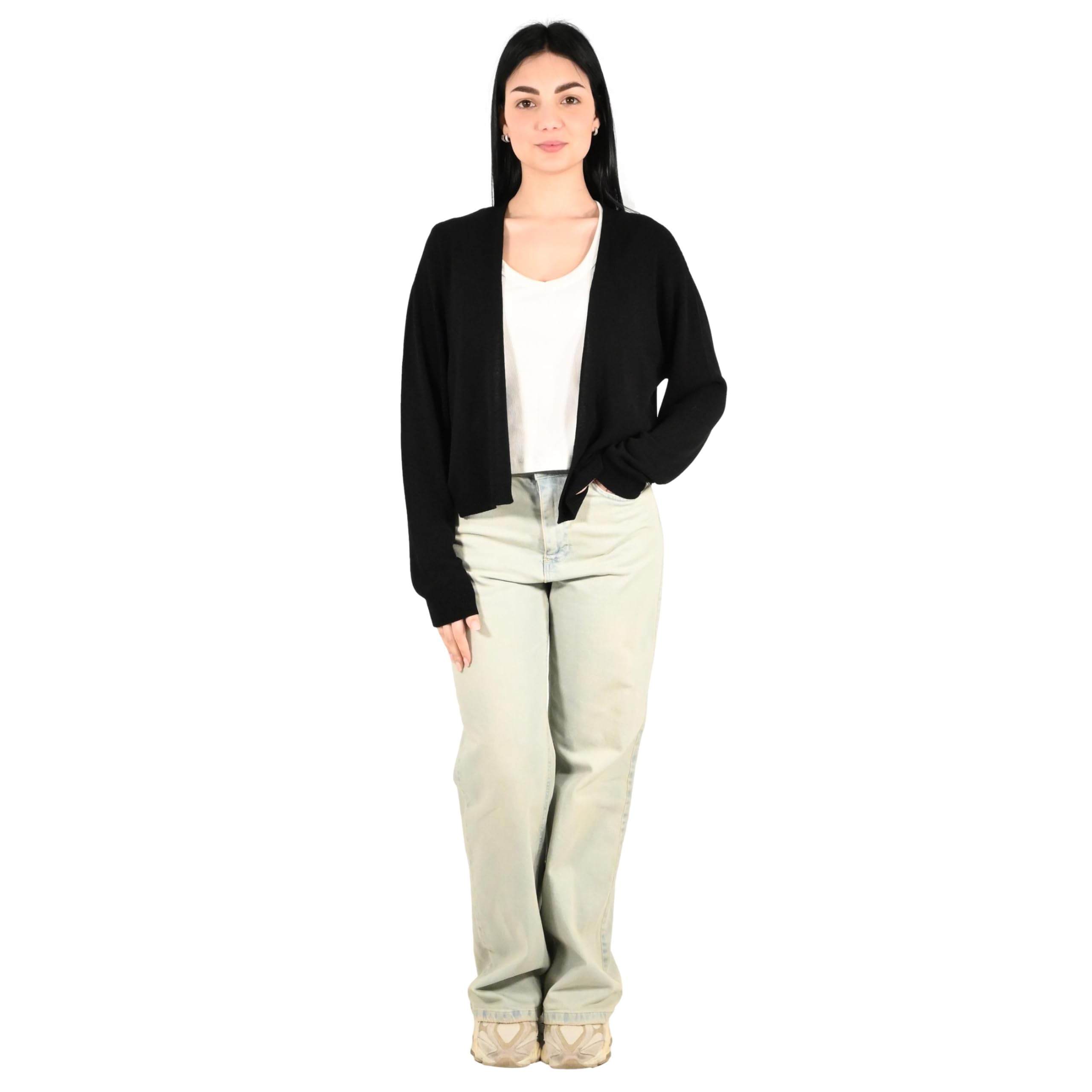 Kontatto cardigan donna nero 3M1525C