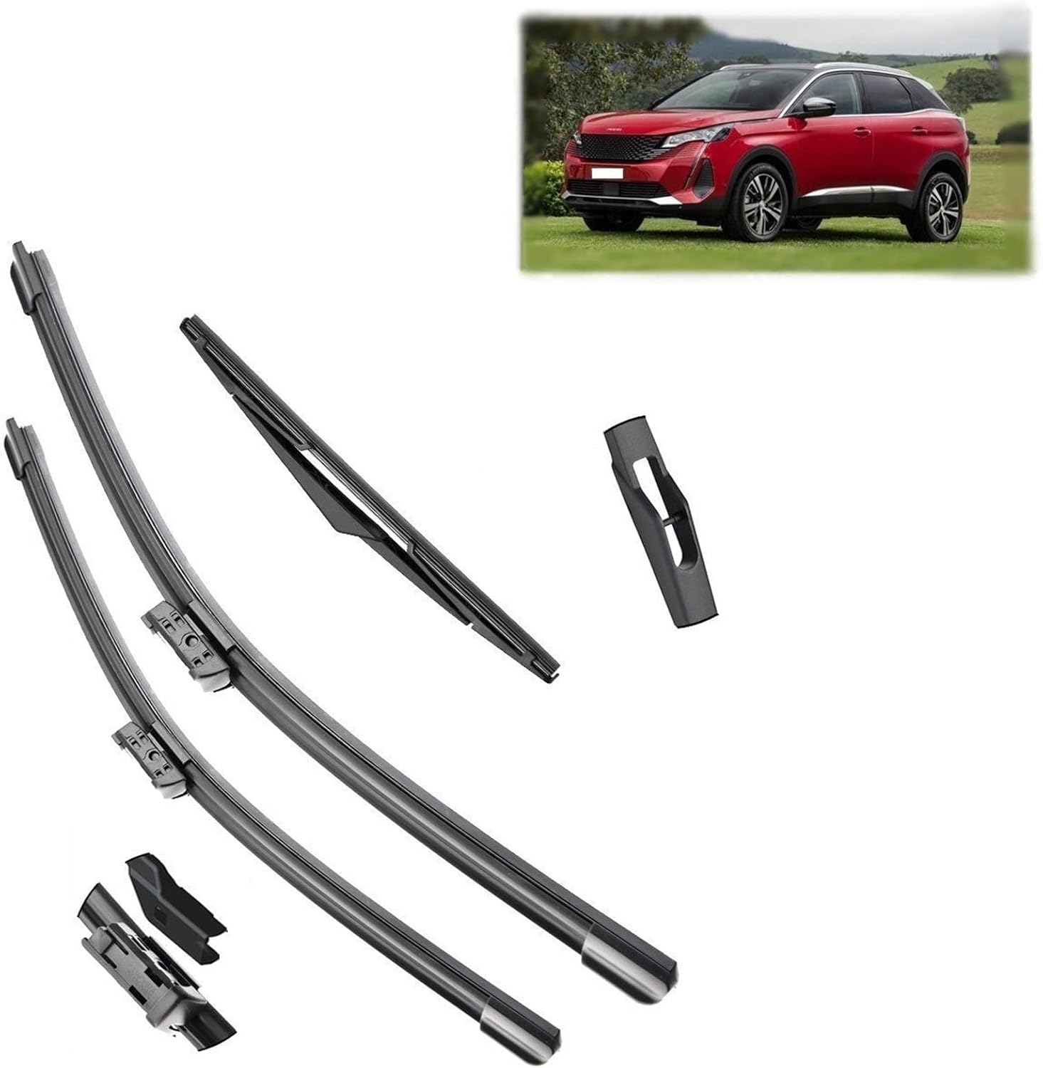 Amazon.co.jp Fit Car Wiper Blades Peugeot 3008 MK2 20172021