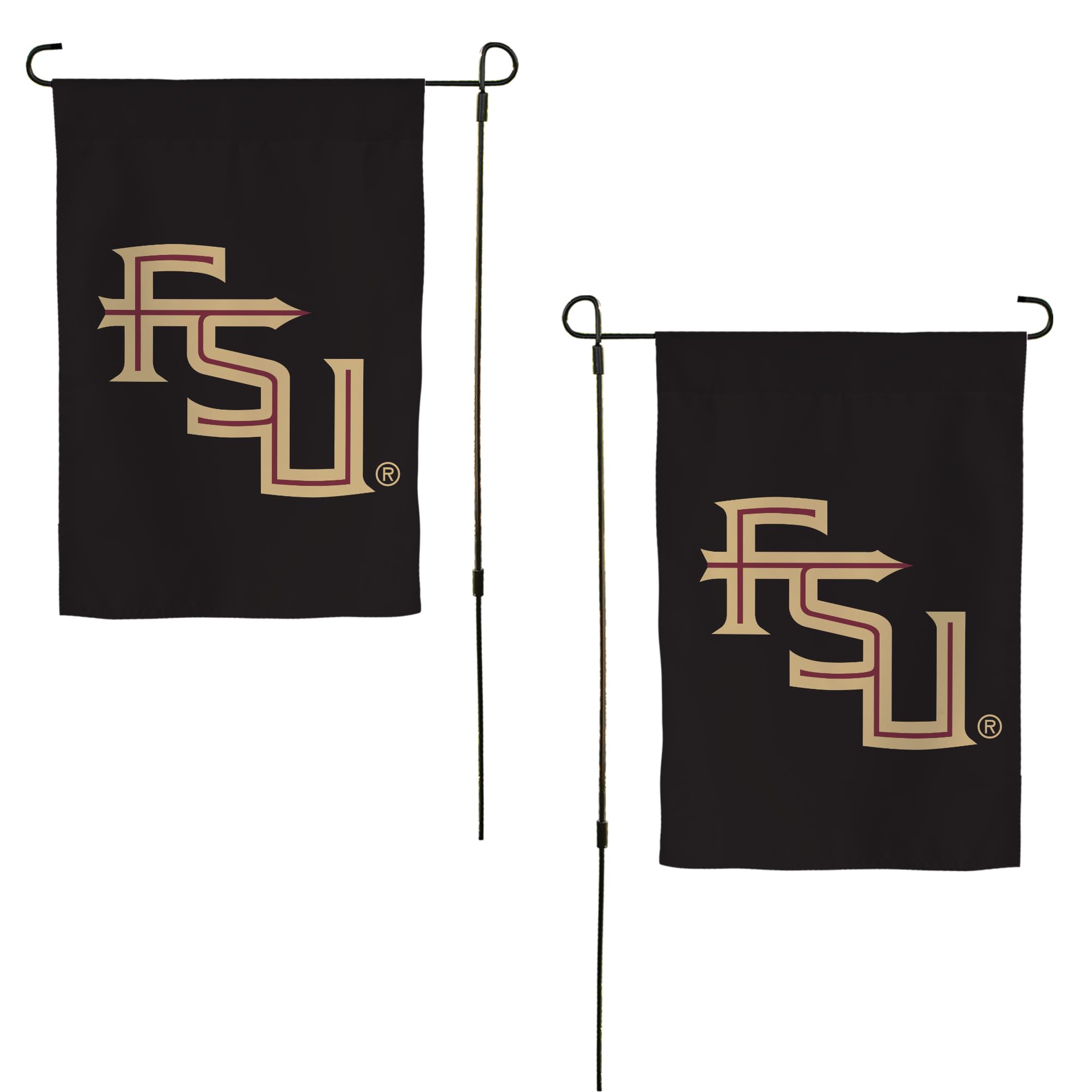 Desert Cactus Florida State University FSU Garden Flag – 19 x 12 inch Florida State Seminoles Banner, For Outdoor Display and Events (Design I)
