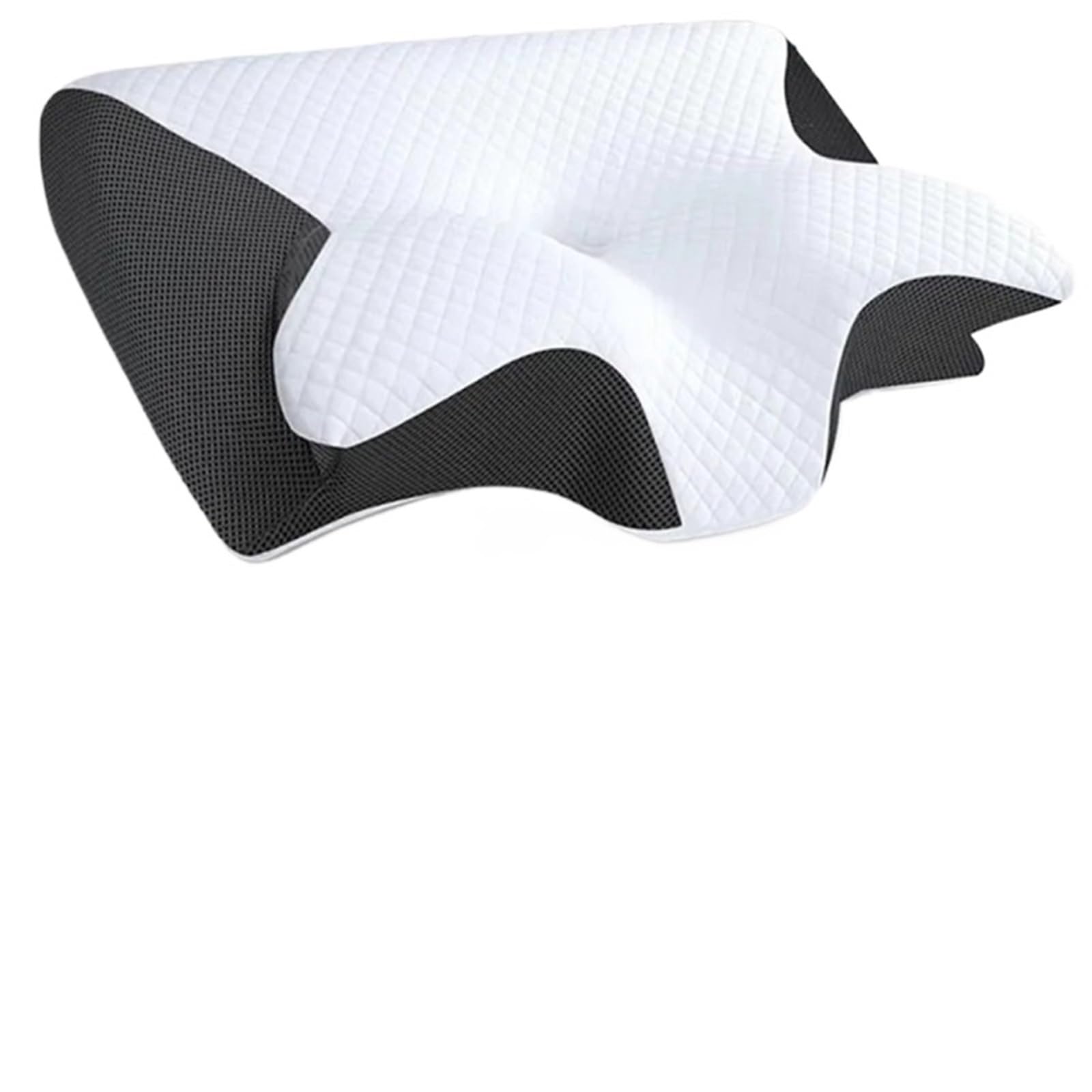JBJYGSG Treatment Of Cervical Cervical Support Pillow Support Pillow For Non-collapse Memory Cotton For Side, Back, And Stomach Sleepers(Black)