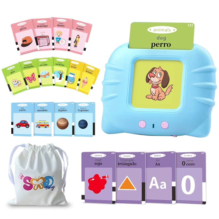 Amazon.com: TimingSXD Spanish Flash Cards for Kids,Bilingual