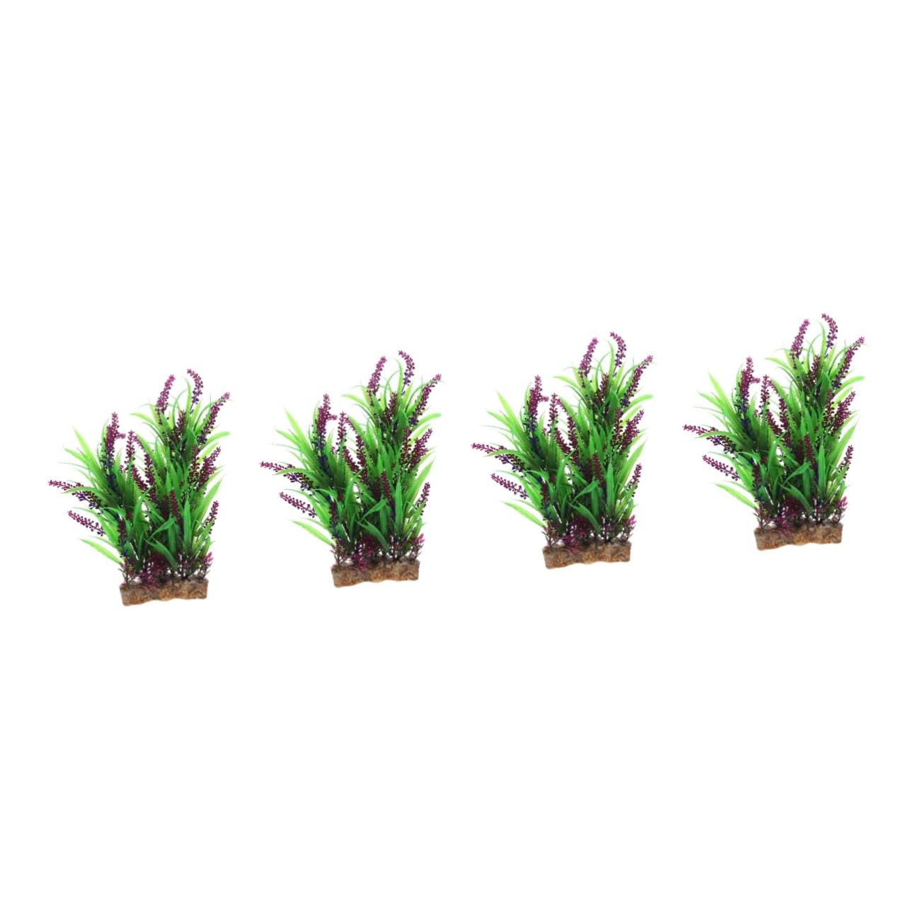 YARNOW 4 Piezas Plantas acuáticas Artificiales tubería de Acuario Tanque Adornos Acuario decoración pecera Planta de Artificial Plantas Artificiales para el plastico