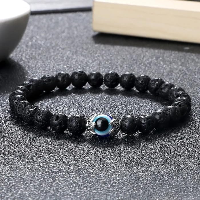 Evil Eye Stone Bracelet for Protection