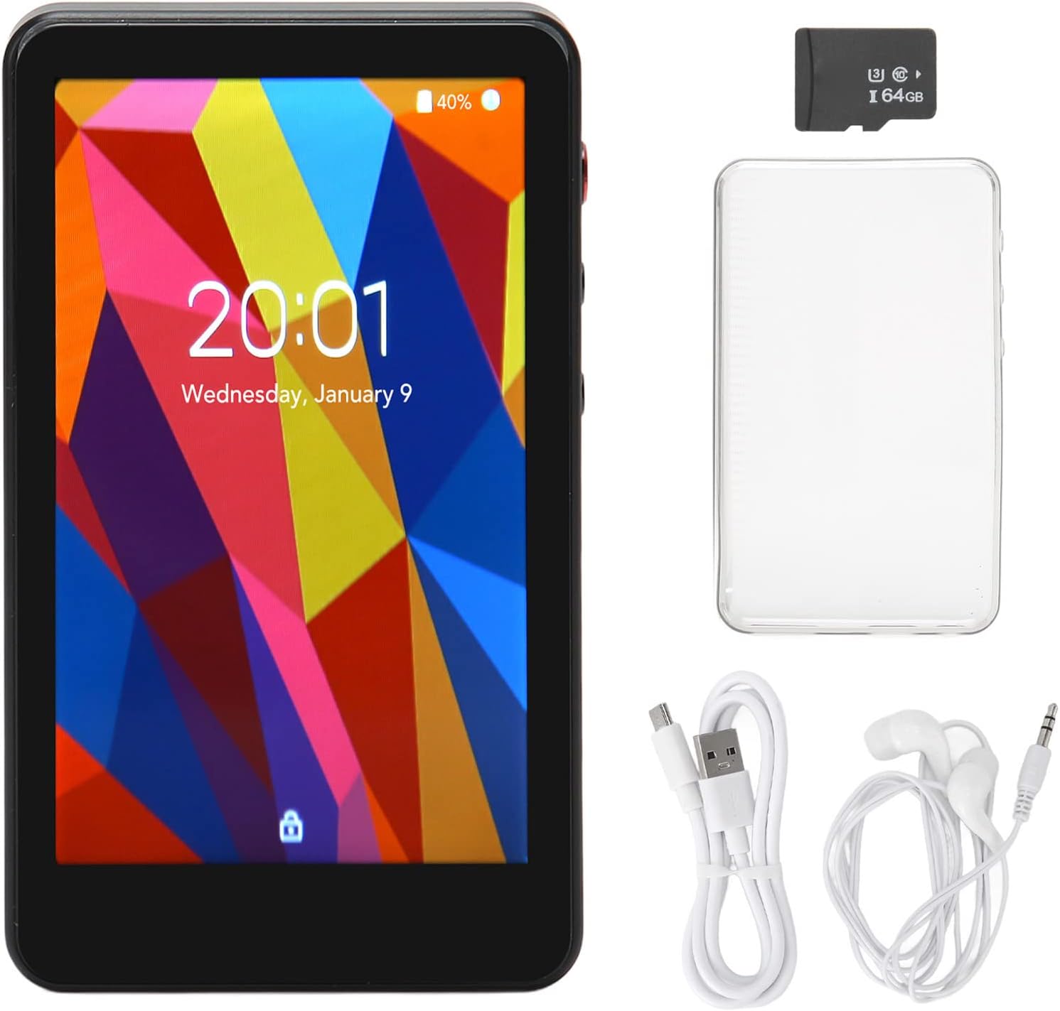 MP4 Player with Bluetooth and WiFi, 4 Inch Full Touch Screen, RAM 2GB