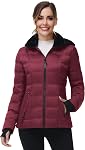 ANOTHER CHOICE Veste Hiver Down pour Femme, Vestes d'hiver chaude pour Femme avec Hood