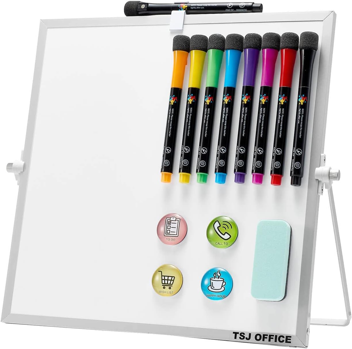 Small Dry Erase White Board Desktop Whiteboard