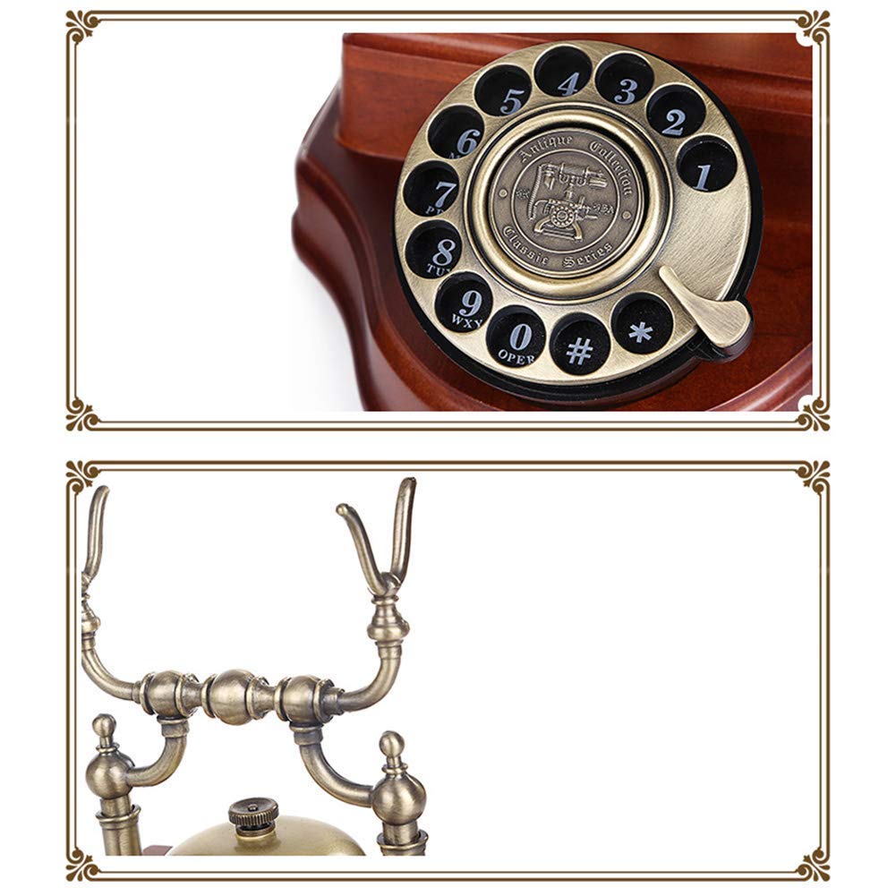 アンティーク 木製電話機 ベル付き