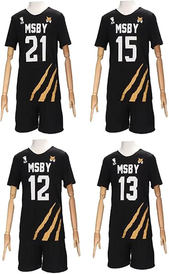 ハイキュー! 木兎光太郎　ブラックジャッカルMSBY Mサイズ ユニフォーム ハイキュー！！』ユニフォーム ブラックジャッカル 木兎光太郎モデル