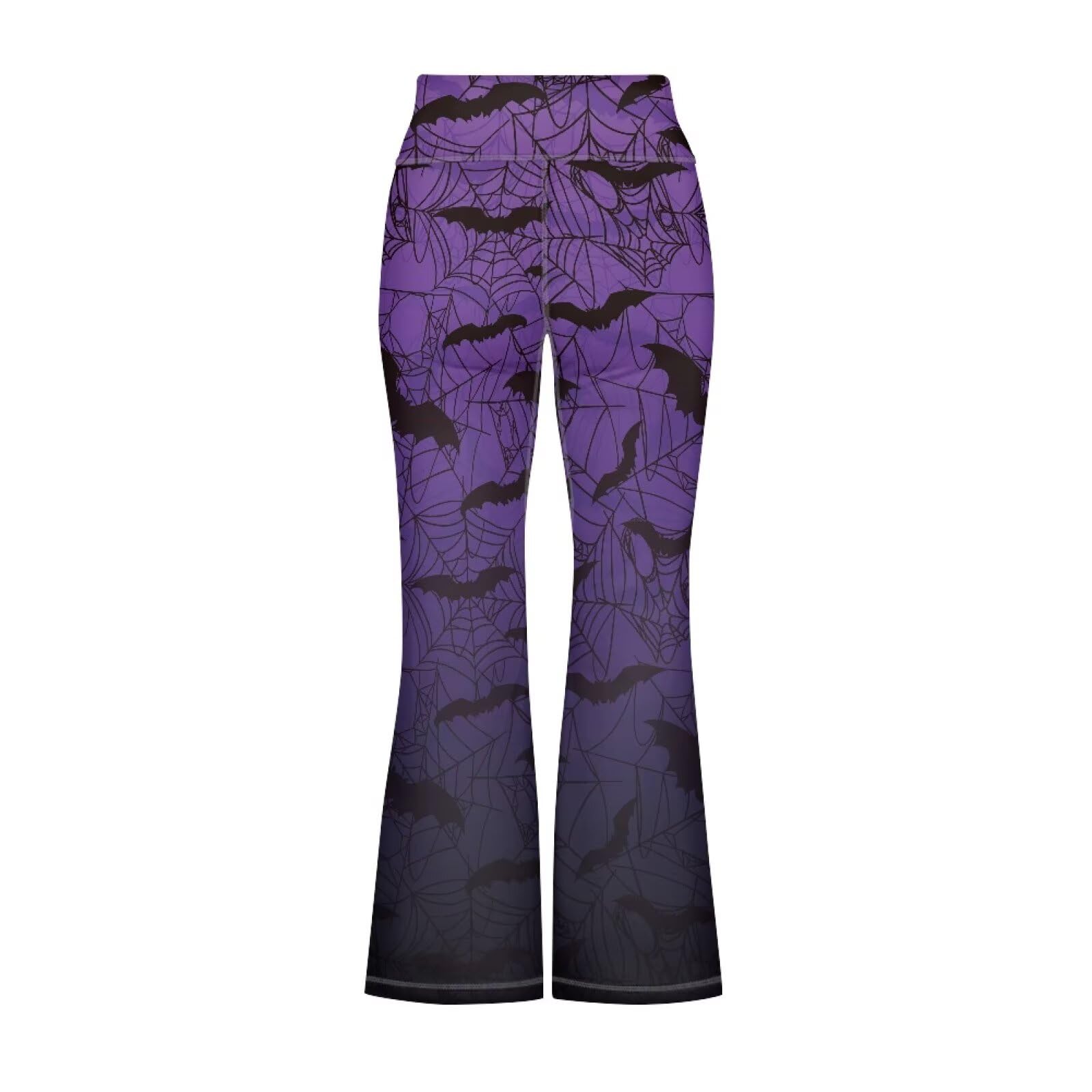 YEXIATODO Halloween Leggings for Girls Purple Bat Leggings Size 5-6 Yoga Pants for Teen Girls Workout Active Dance Tights Sweatpants Enjoy The Pleasure of Sports with Ease