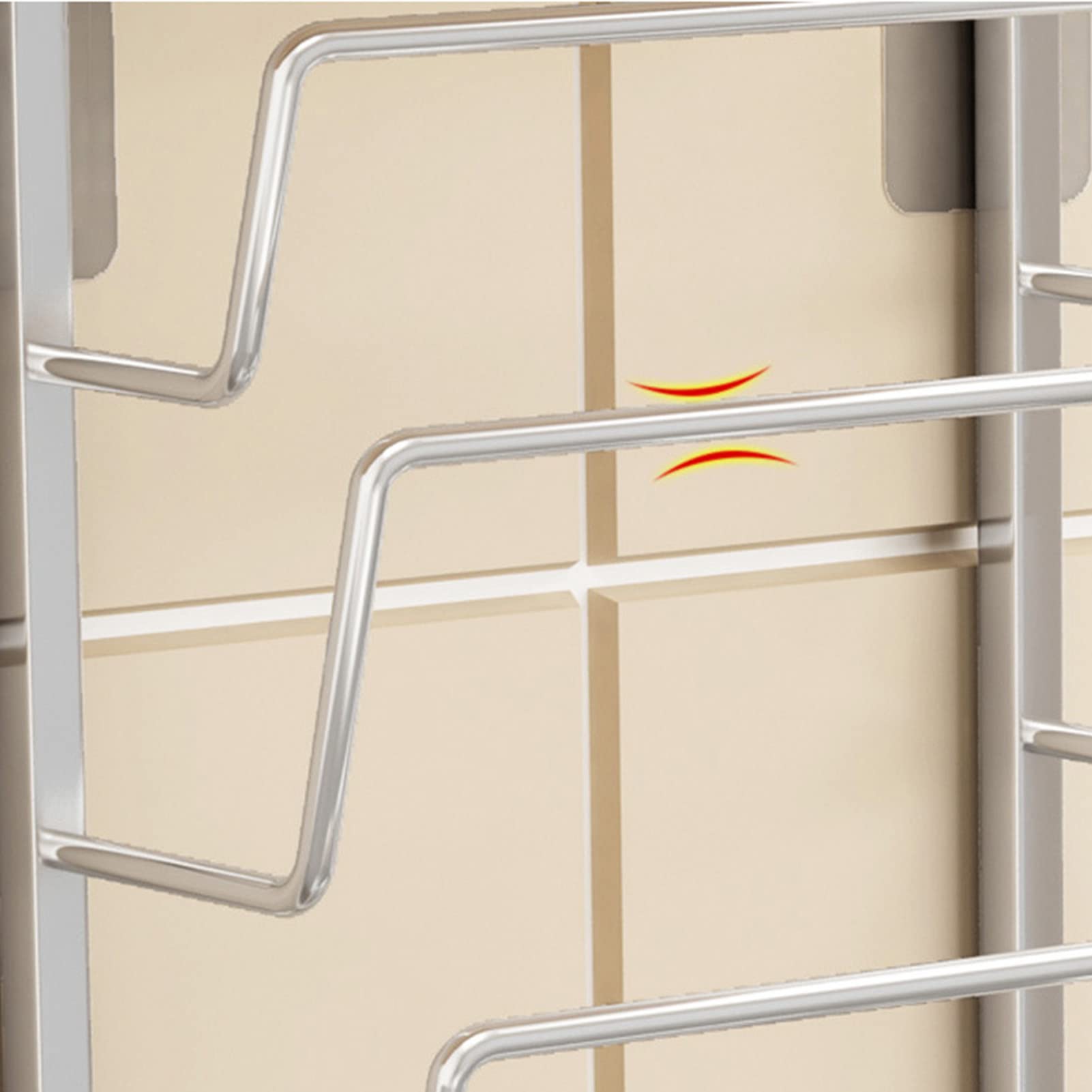 Yosoo Health Gear 2 in 1 Topfdeckelhalter, 304 Edelstahl Messerablage