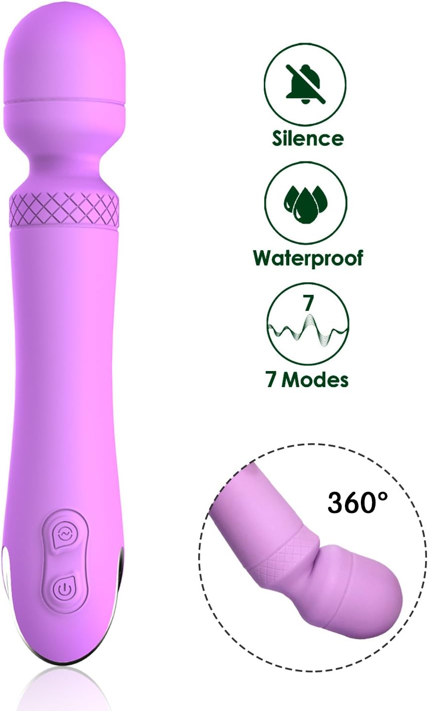 Personal Massager, Rechargeable Body Massager, Multiple Vibration Modes and Powerful Intensity