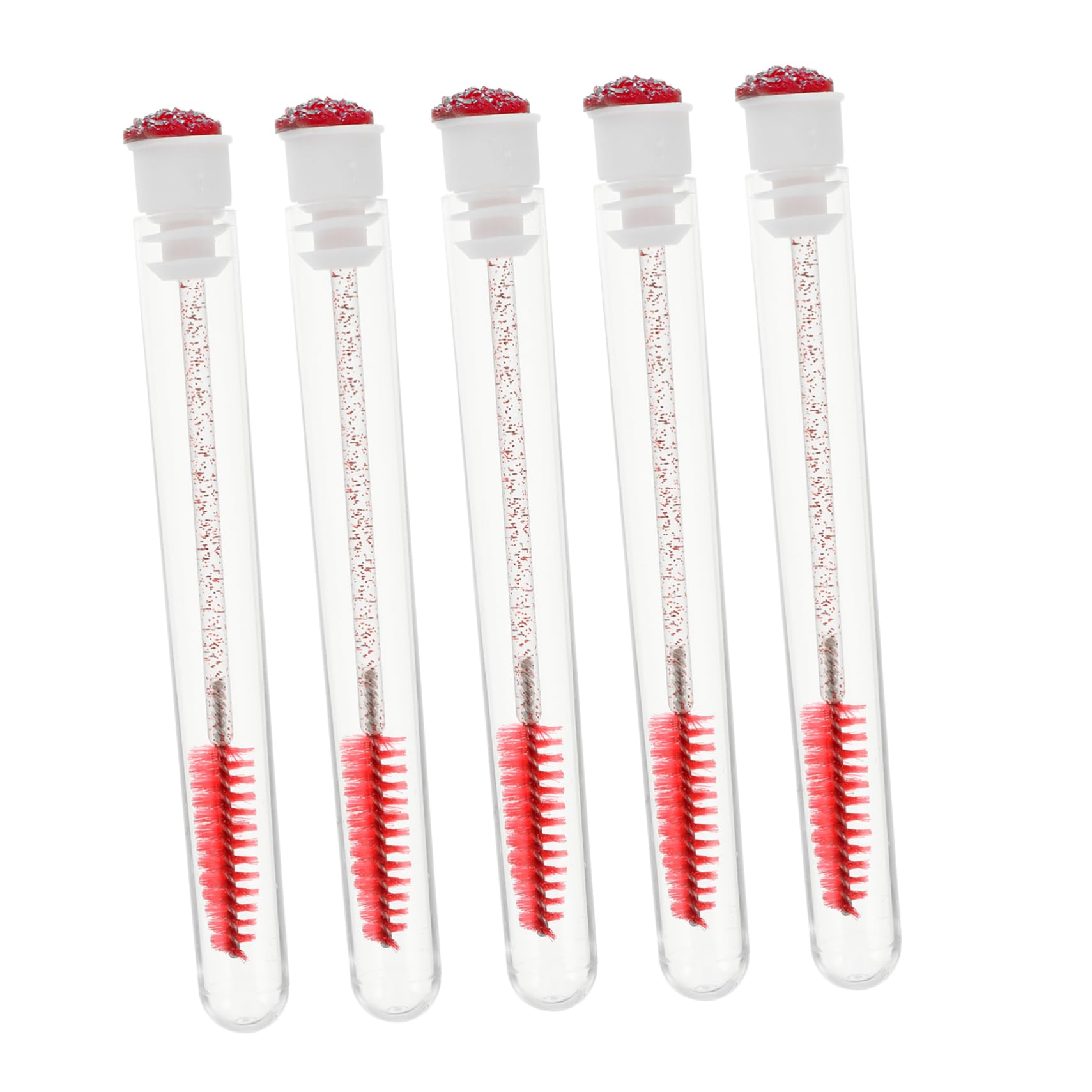 Baluue Mascara Eyebrow Brush Set 10pcs Eyelash Brush Tube Brow Wand Lash Comb