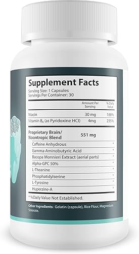 Miniatura 2 de Brain Memo Max Pro Plus - Suplemento de memoria y cerebro superior Max Pro - Apoya la memoria mejorada y la agudeza mental - Ayuda a la función