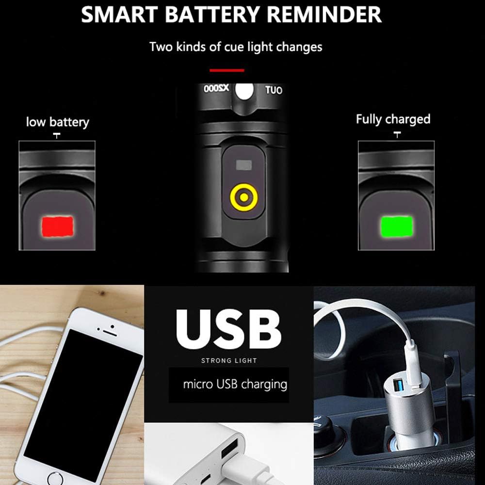 BESTSUN Flashlight Tactical Rechargeable Waterproof Photo