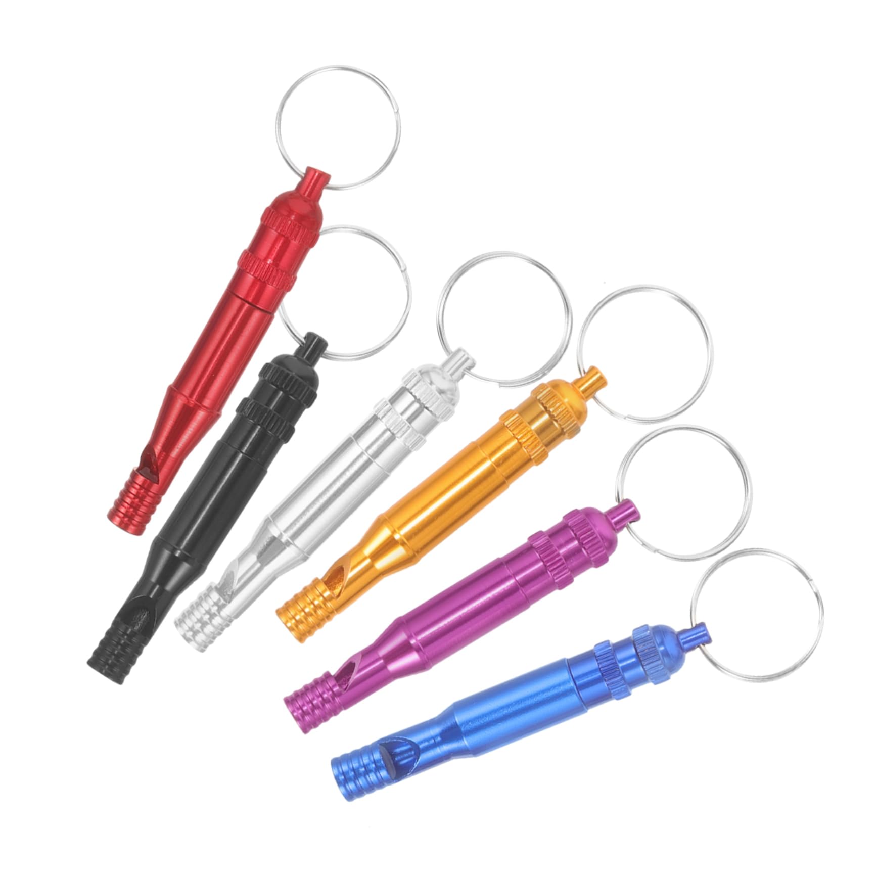 Sifflet Repousse Relou 6 Sifflets De Survie KEQAR - Haut Décibel, Lanière, Pour Randonnée/Camping/Urgence (Vert) Sifflet De Survie