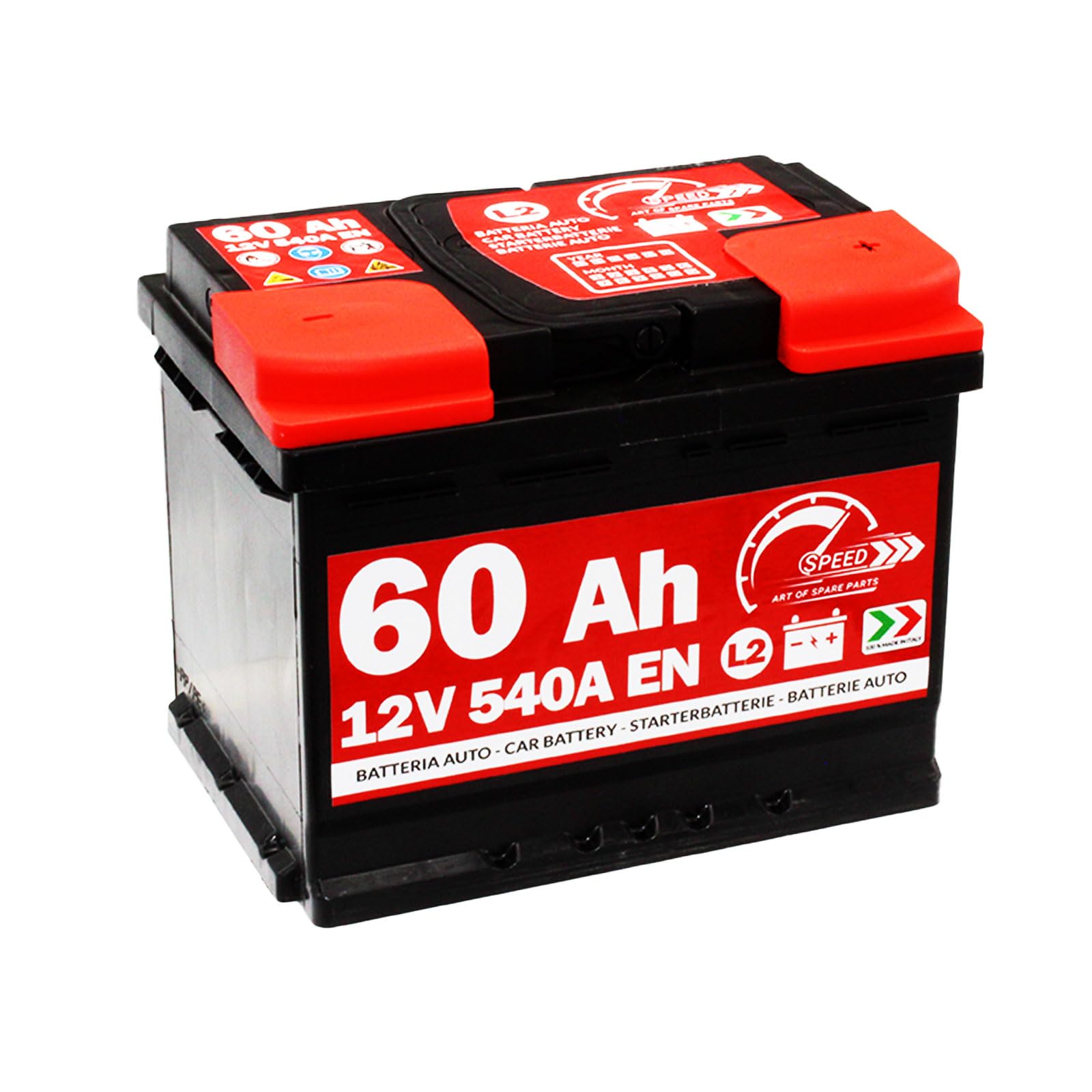 SMC Speed AUTOBATTERIE L2 ORIGINAL - 60AH 12V 540A EN