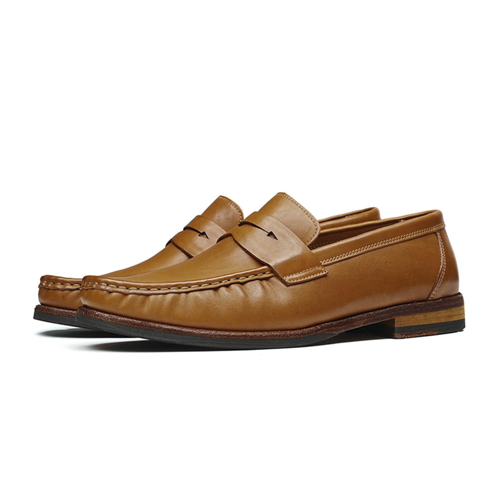 Mocasines de Cuero para Hombre Zapatos de Negocios de Fiesta de Bodas de conducción Formal