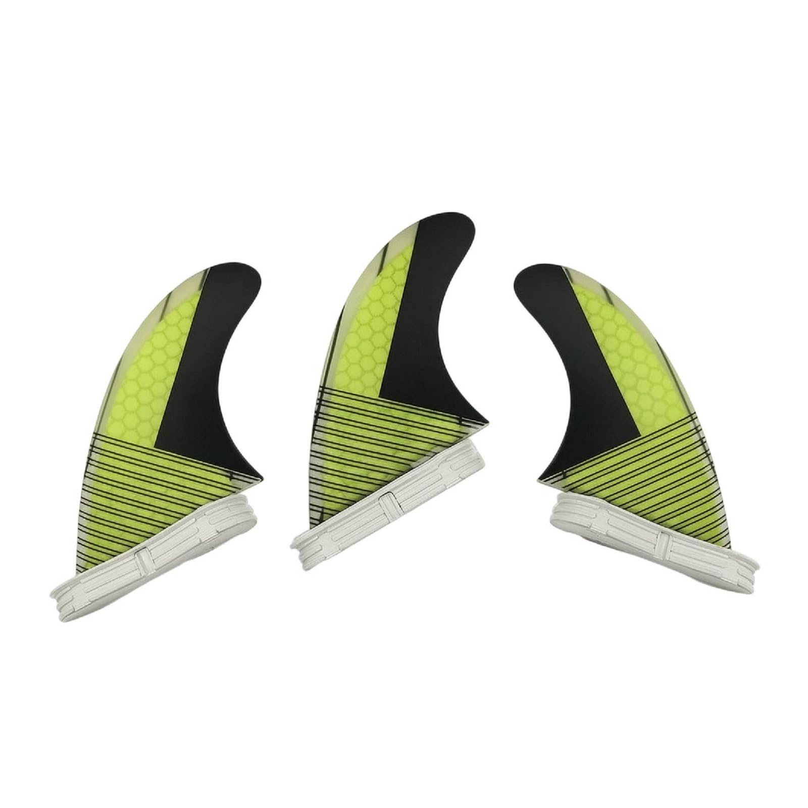 3 Pièces Aileron Surf Léger | Nid D'abeille, Stable, Dérive Surf, pour Remplacement