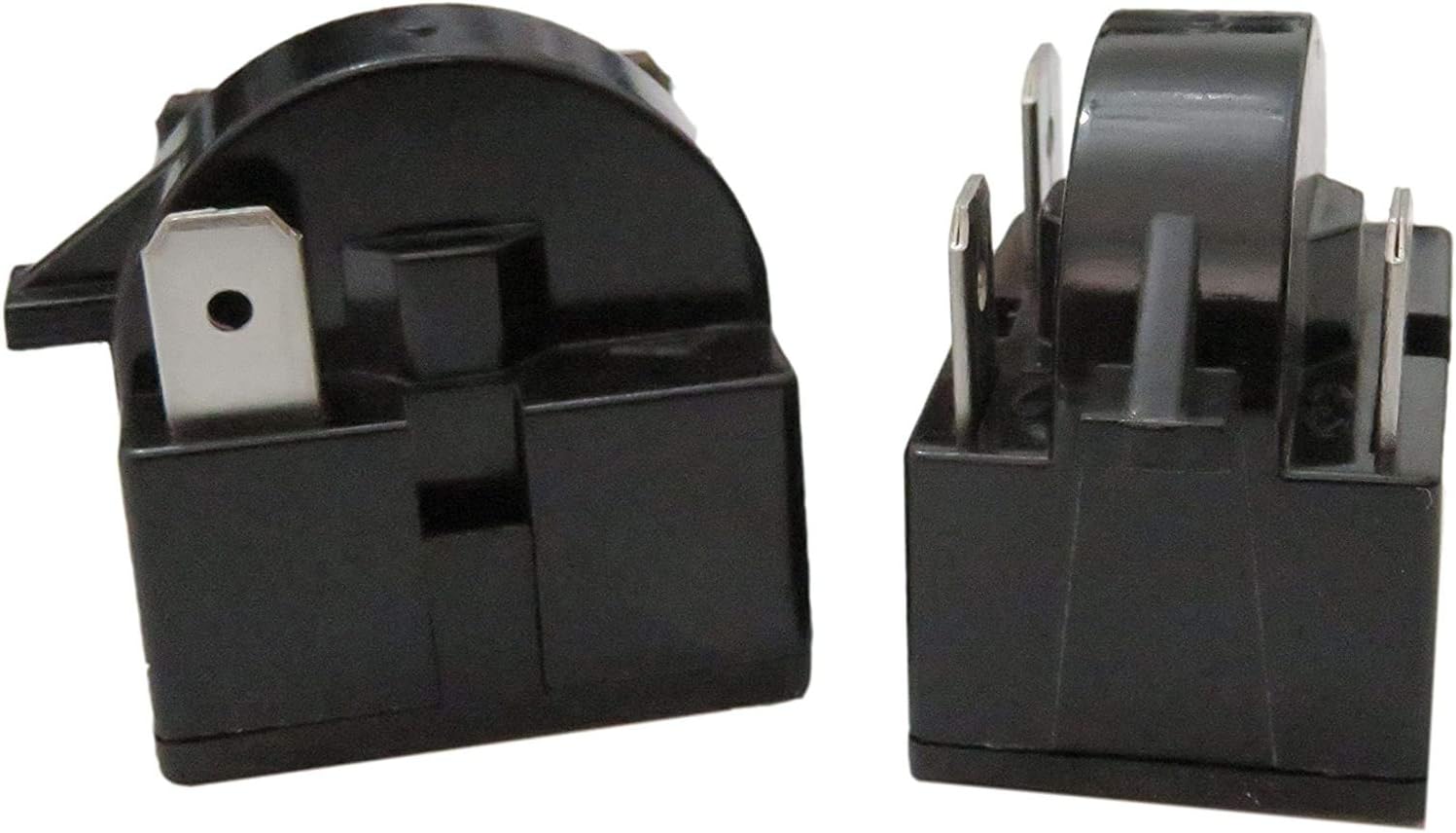 New 2pcs QP24.7 Start Relay Refrigerator PTC Ohm 3 Pin For