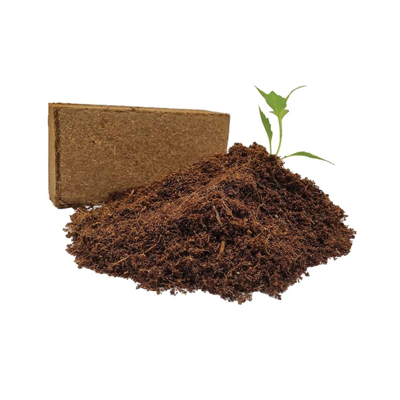 Coir Brick 650g x 4 | Compressed Soil for Gardening | Each Brick Makes 8-9 Litres of Peat Free Compost | Just Add Water | For Seeds, Cuttings, Indoor and Outdoor Pot Plants and Hydroponic Growing