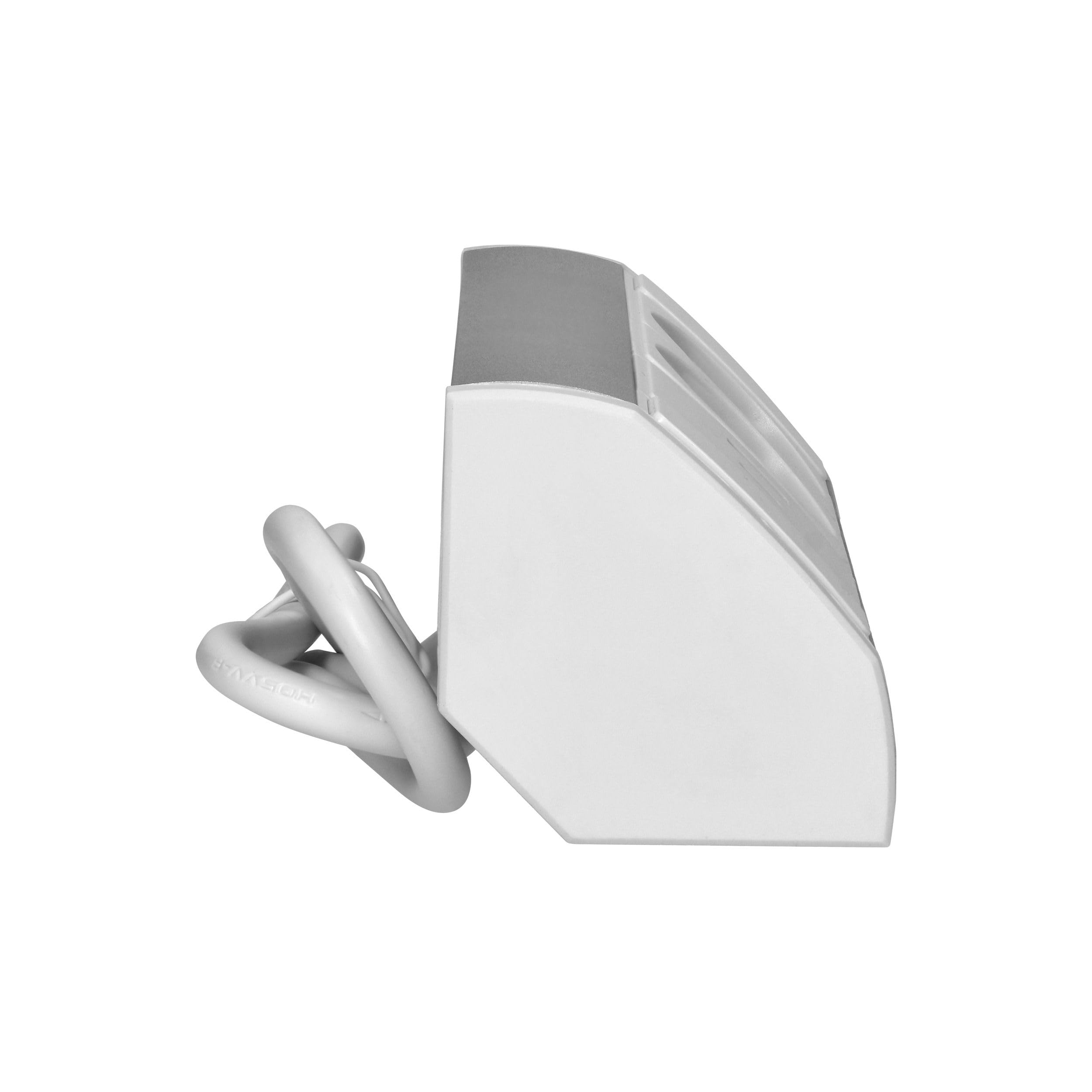 Enchufe para muebles de 2 enchufes y USB-A y USB-C blanco cable de 0,6 m – Enchufe para escritorio, cocina y oficina – 3680 W, 230 V, IP20 – Regleta de enchufes múltiple