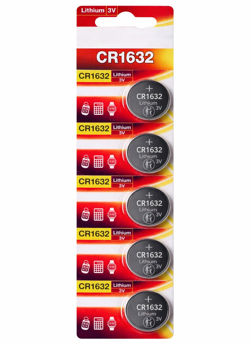 CR2032 Batteries, Long Lasting 3V Lithium Coin Cell 2032 Battery for Apple Airtag, Car Key Fobs, Watches, Heart Rate Monitors, Scales, LED Candles, Calculators & Other Small Devices (Pack of 2) — view 8