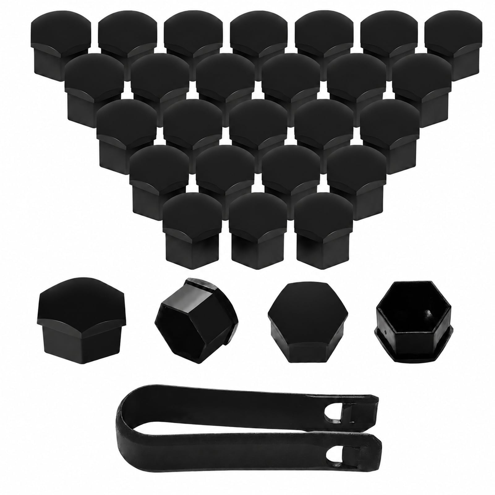 ZHOUDONGQINDASHUN 20x Wheel Nut Covers for Seat Ibiza Mk5 KJ 2017-2026