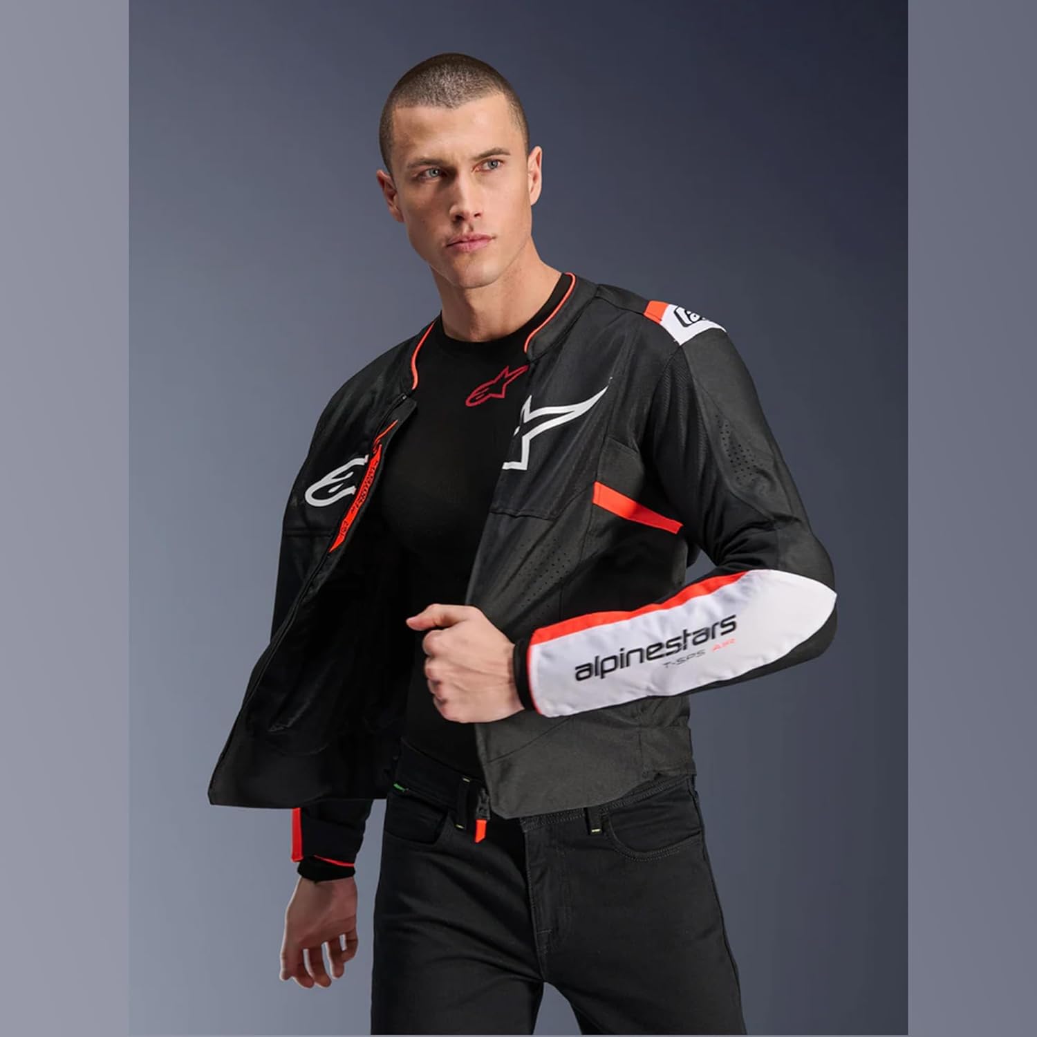 alpinestars バイクジャケット Mサイズ レッド/ブラック Alpinestars