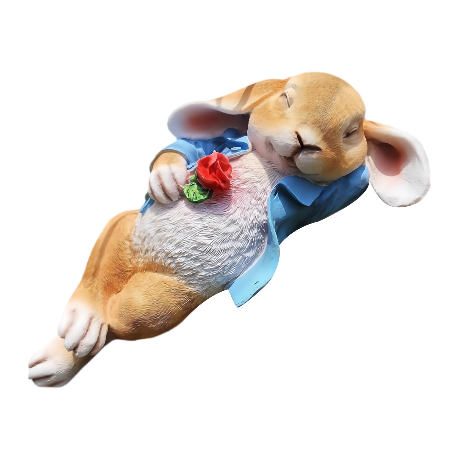 Figurine de lapin pour decoration de terrasse et centre de table de paques