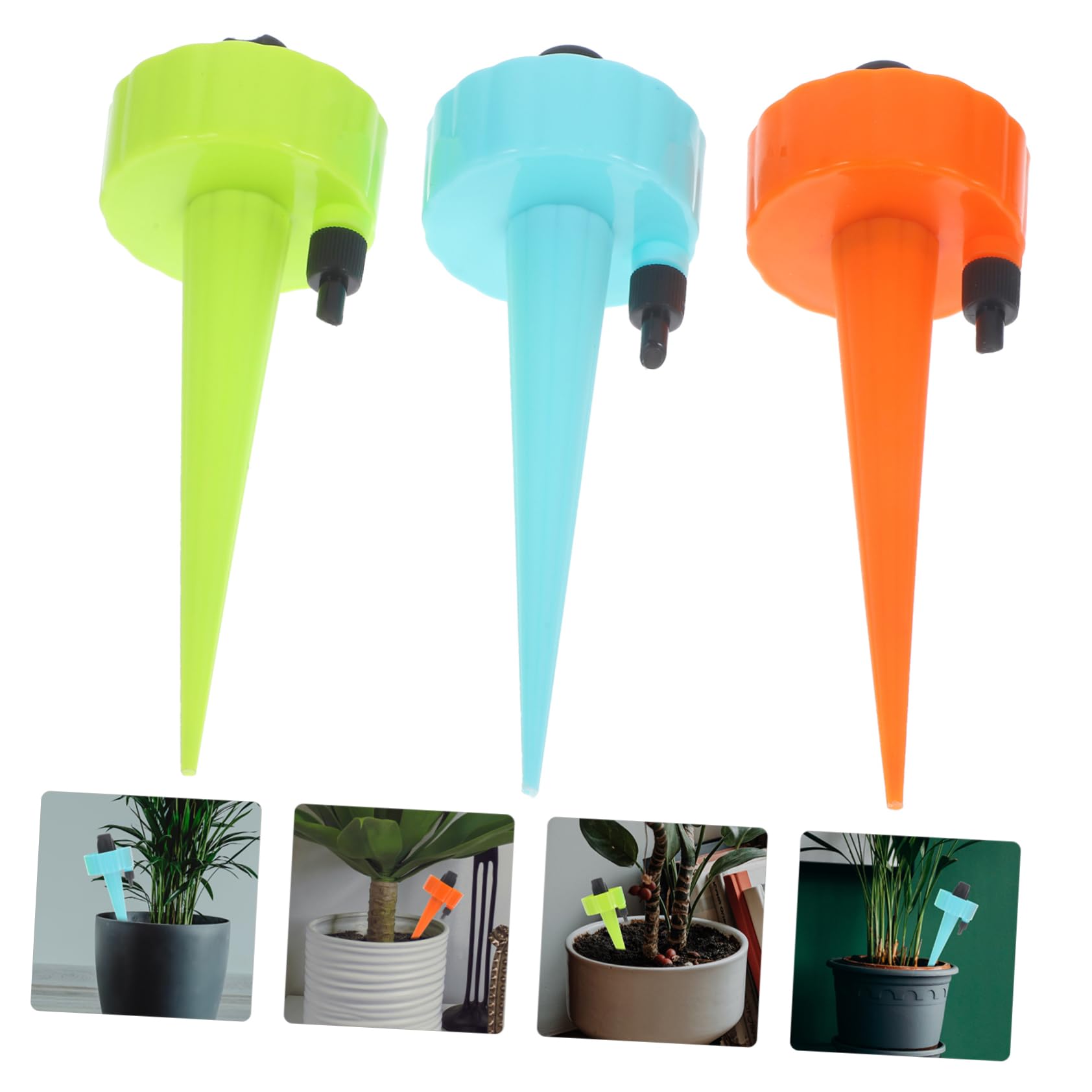 Yardwe 4 Ensembles Dispositif D'arrosage Automatique Globe D'arrosage Globe Arrosage Bouteille Récipient Arrosage des Plantes Globes D'arrosage pour Plantes D'extérieur Abdos 6 Pièces * 4