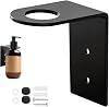 Soap Bottle Holder Wall Mounted, Black Shower Dispenser Wall Mounteds Soap Dispenser Walls Equipped with Screws, Walls Mounted Storage for Kitchen and The Bathroom Soaps