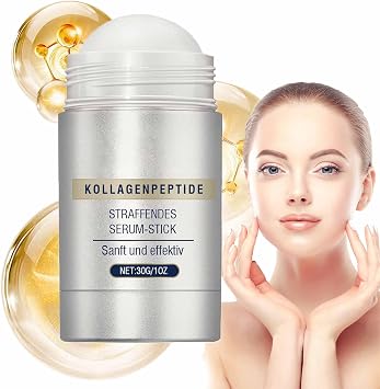 Collagen Peptide Firming Serum Stick,Anti-Aging Face Moisturizer,Retinol Facial Tightening Stick,Neck Face Care Serum Stick Improve Skin Elasticity,Reduces Wrinkles & Fine Lines 1pc