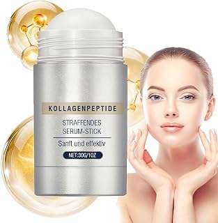 Collagen Peptide Firming Serum Stick,Anti-Aging Face Cream,Retinol Facial Clip Pin,Nack Face Care Serum Stick Improves Skin Elasticity,Reduces Wrinkles and Fine Lines (1)