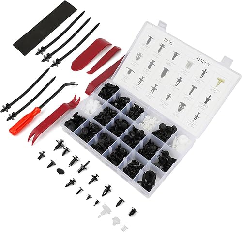Miniatura 3 de SCITOO Kit de repuesto para tornillos de expansión de 18 tamaños para automóvil, clips de remache para parachoques