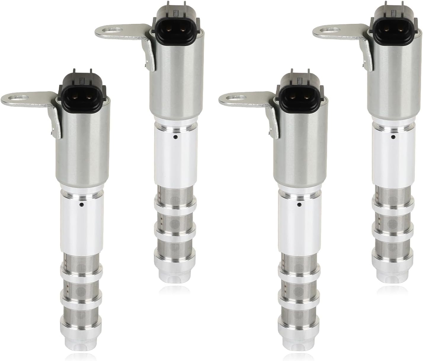 4PCS Engine Variable Valve Timing VVT Solenoid Replacement for 12586722 Compatible with Chevy Chevrolet Equinox Malibu Traverse Impala GMC Terrain Acadia Buick Enclave Cadillac Pontiac Saab