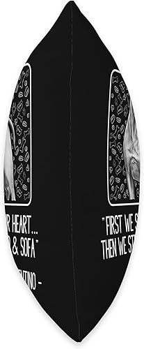 Miniatura 2 de First We Steal Your Heart Dogo Argentino owner dad mom funny Throw Pillow