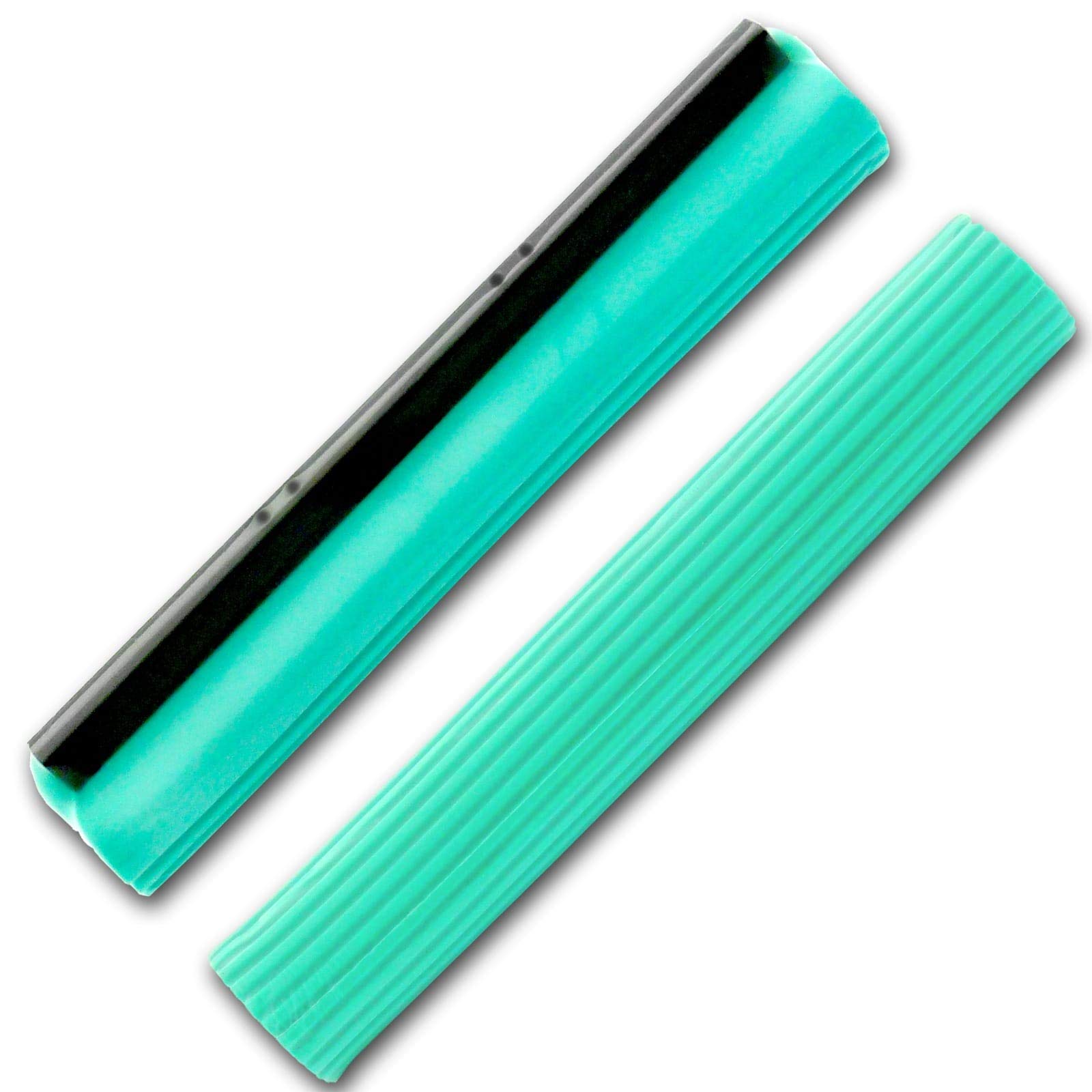 Abacus Green Mop Set 40 – 01 (6071) 40 cm fregona + Mango + 40 cm Para schwammm – Doble Escurridor Fregona absorbente PVA Mopa Wring Mop Green Mop – Fregona Wringboy – Fregona de 4 ruedas doble Wring