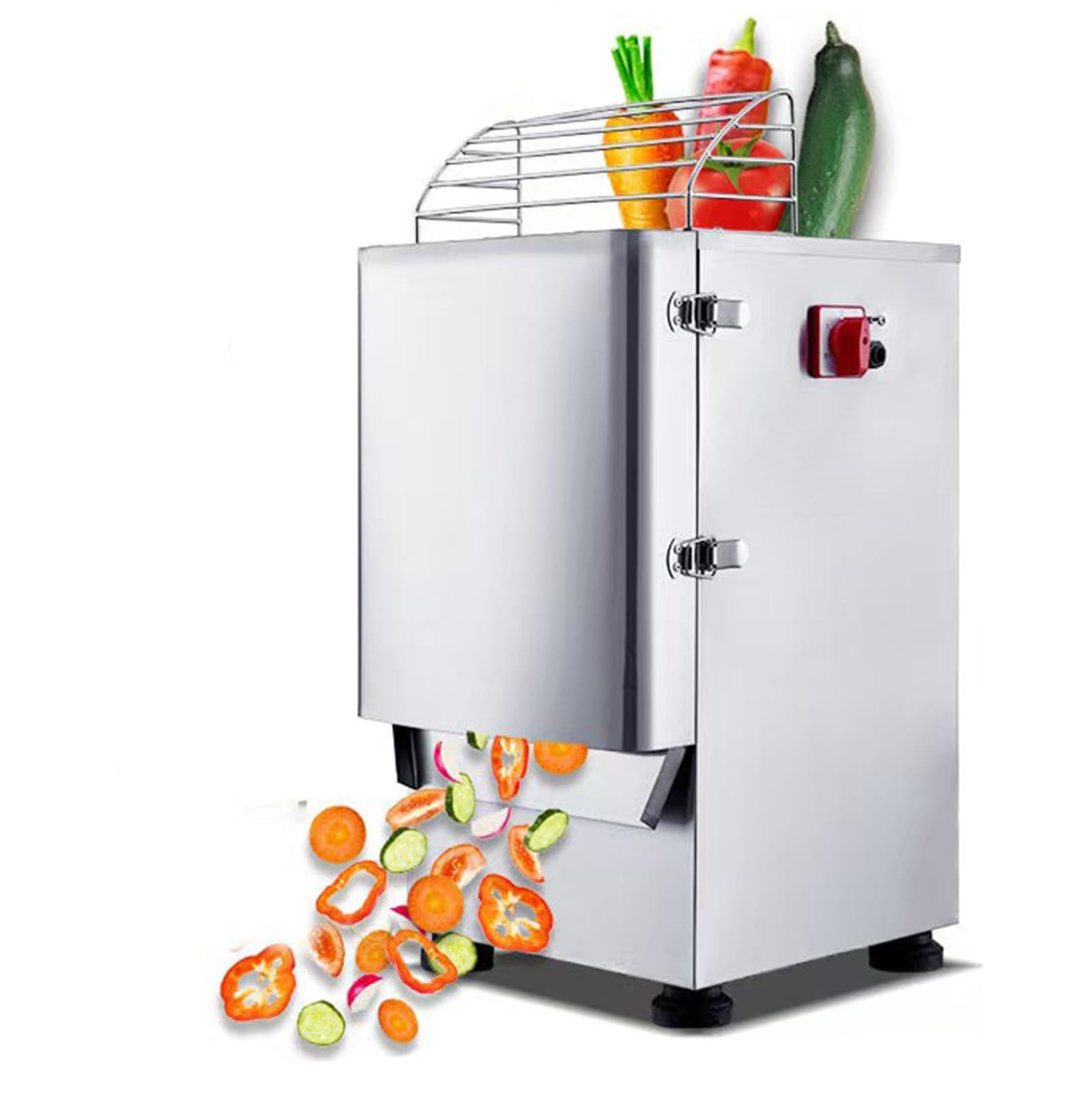 OLSKFUH Electric Vegetable Shredder & Slicer Commercial Potato Cutter, Automatic Food Processor For Quick Vegetable Shredding, For Restaurants & Catering,