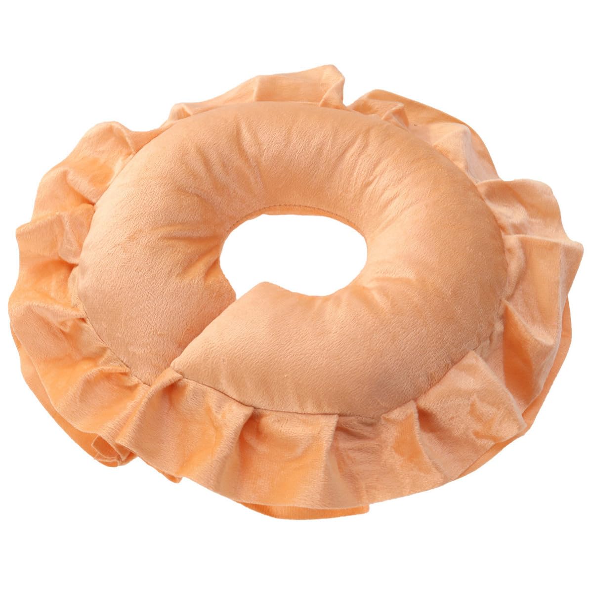 Almohada facial de algodón dorado con diseño ergonómico de masaje 8