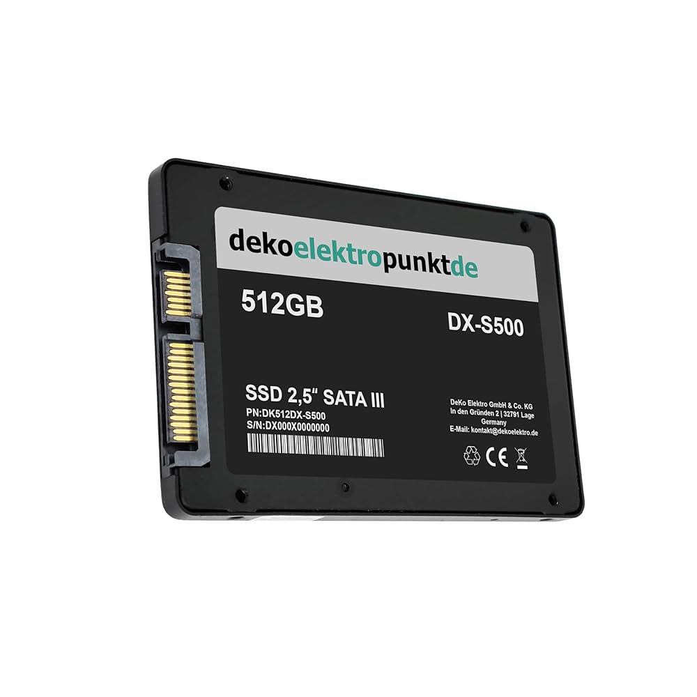 aki パナ 8GB SSD CF-SZ6RFQVS DVDWin11 dekoelektropunktde Disco rigido SSD da 512GB adatto per