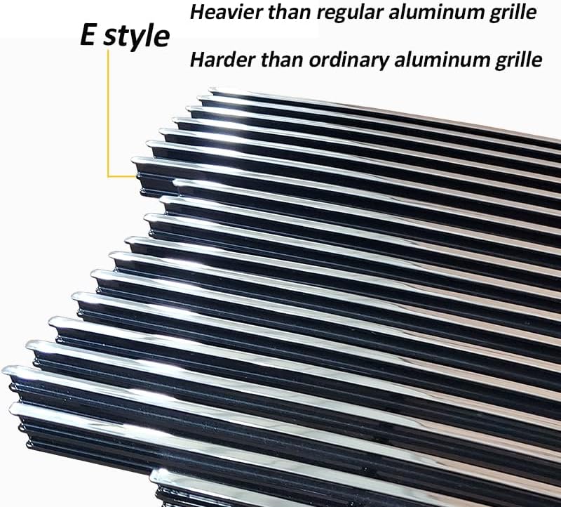 Billet Grille Insert fits 1999-2003 Ford F150/Lightning/Harley Davidson Front Upper Grille Inserts Cover Guard Replament Aluminum 1pc 2000 2001 2002