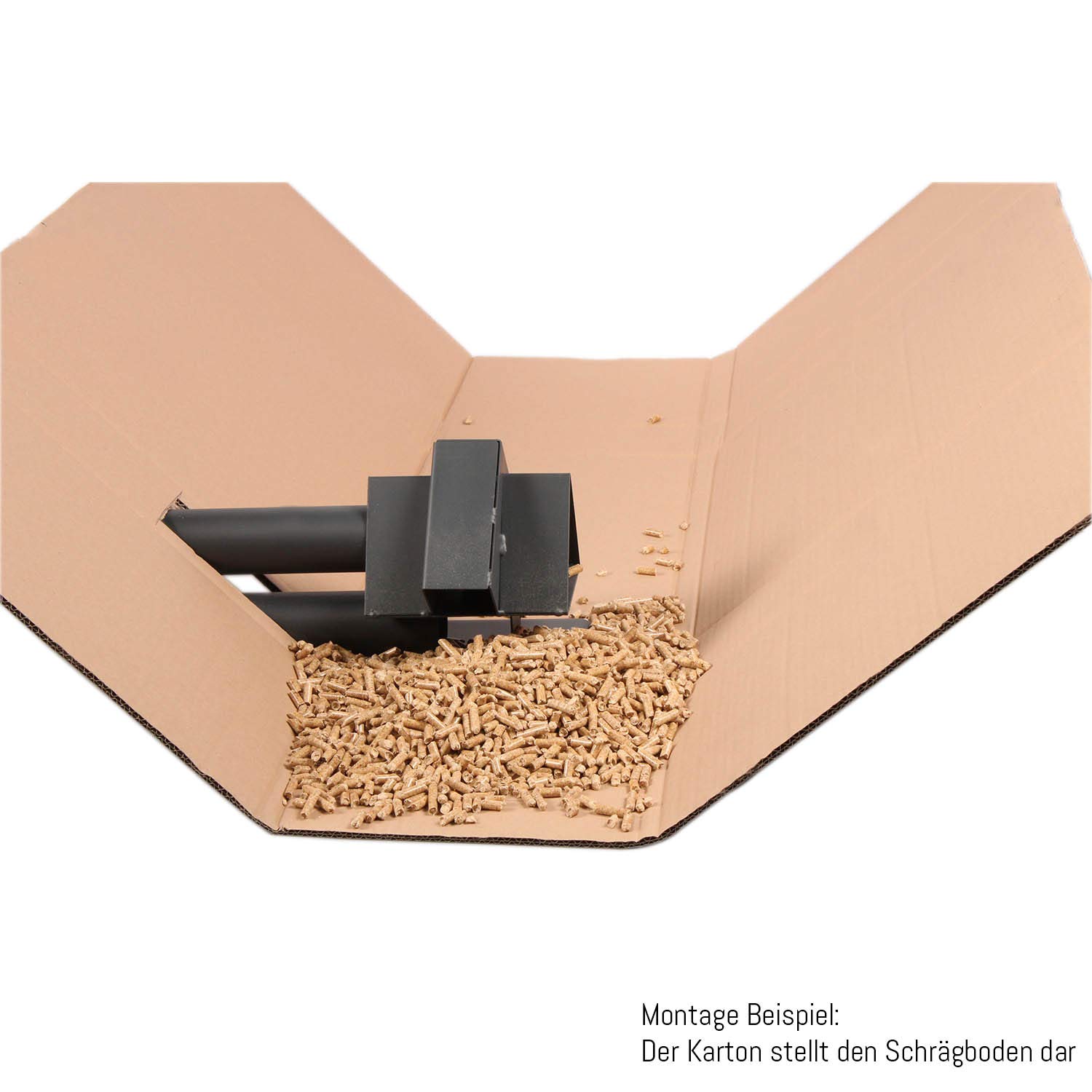 silos24 103403 Pellet Sonder Saugsonde, Saugsonde mit langen Stutzen, Zubehör für Pelletsaugsystem